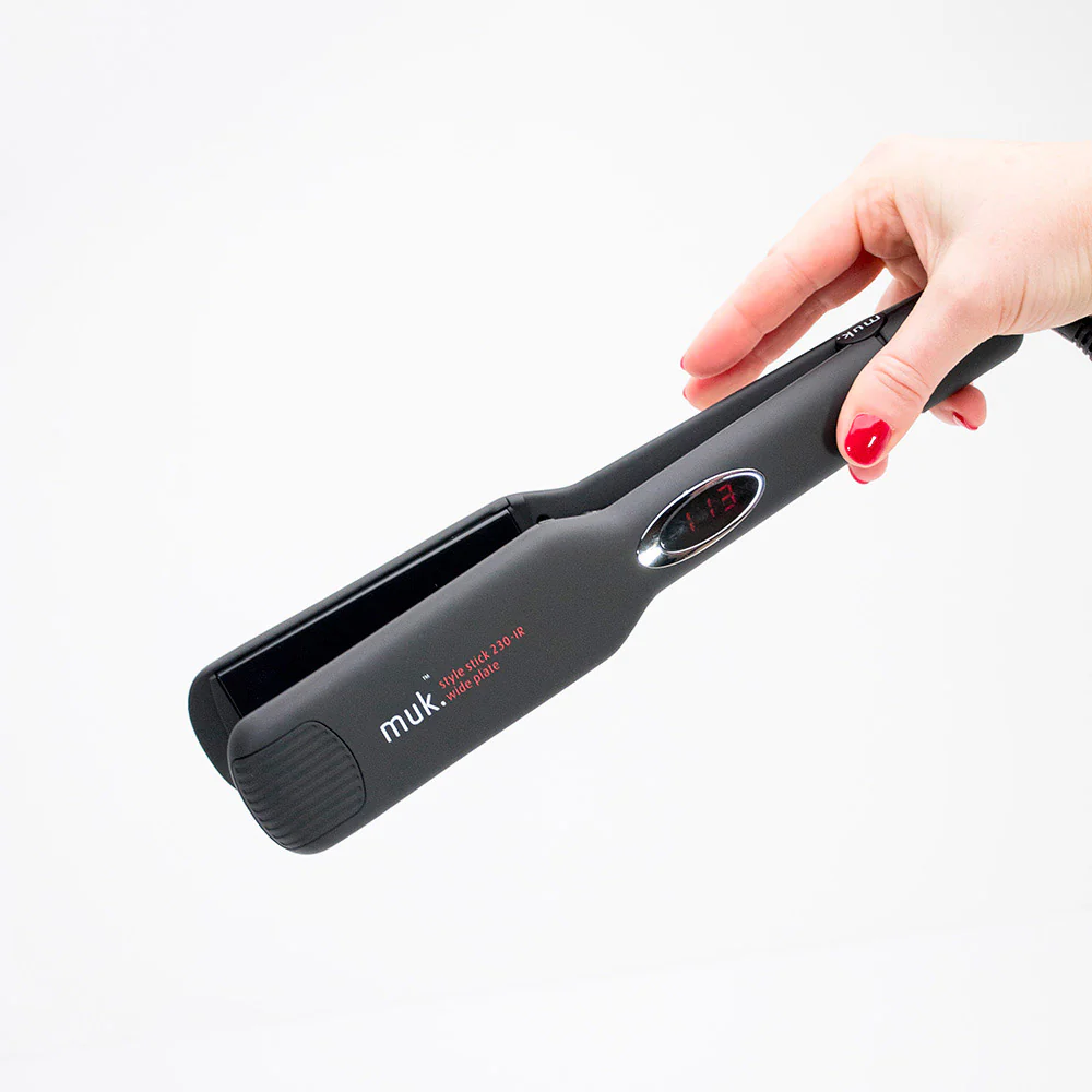 Muk Style Stick 230IR Wide Plate - piastra capelli grossi - Image 4
