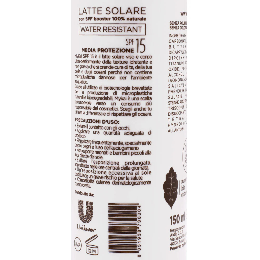 Mykai Latte Solare Media Protezione SPF15, 150ml - Image 2