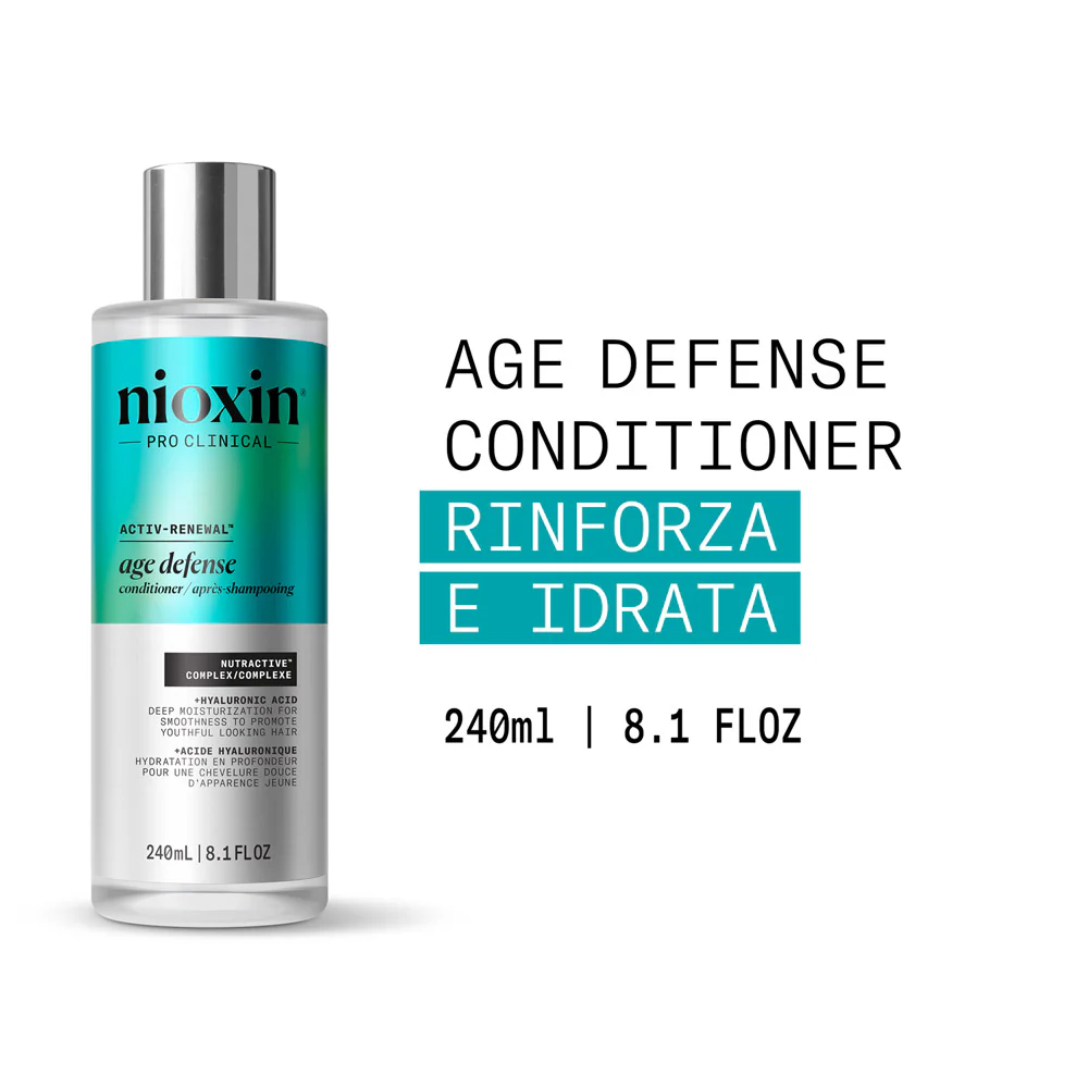 Nioxin Age Defense Conditioner 240ml - balsamo rinforzante - Image 3