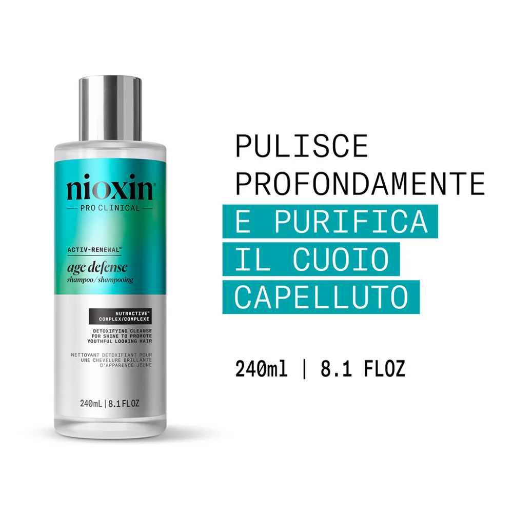 Nioxin Age Defense Shampoo 475ml - shampoo purificante - Image 3