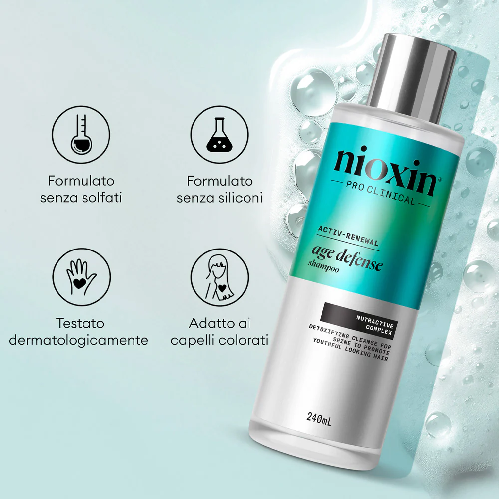 Nioxin Age Defense Shampoo 475ml - shampoo purificante - Image 8