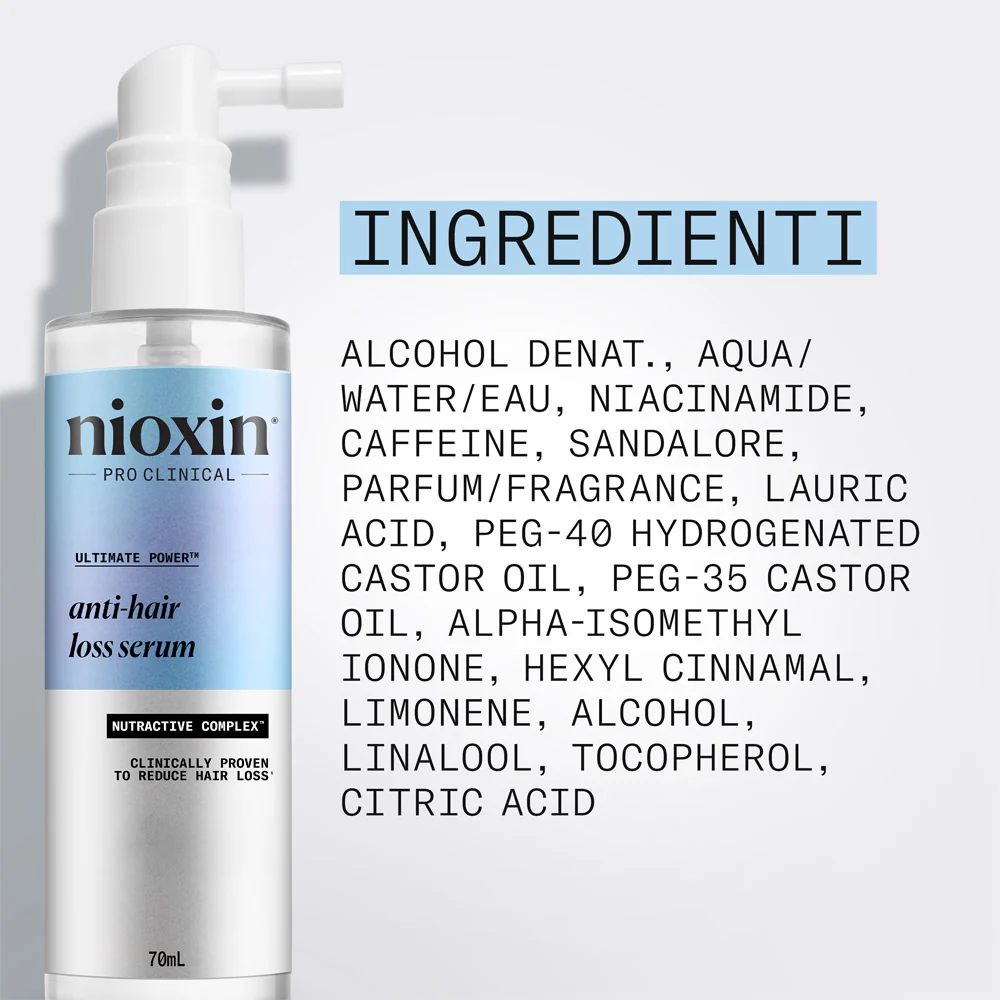 Nioxin Anti-Hair Loss Ultimate Power Serum 70ml - siero anticaduta - Image 7