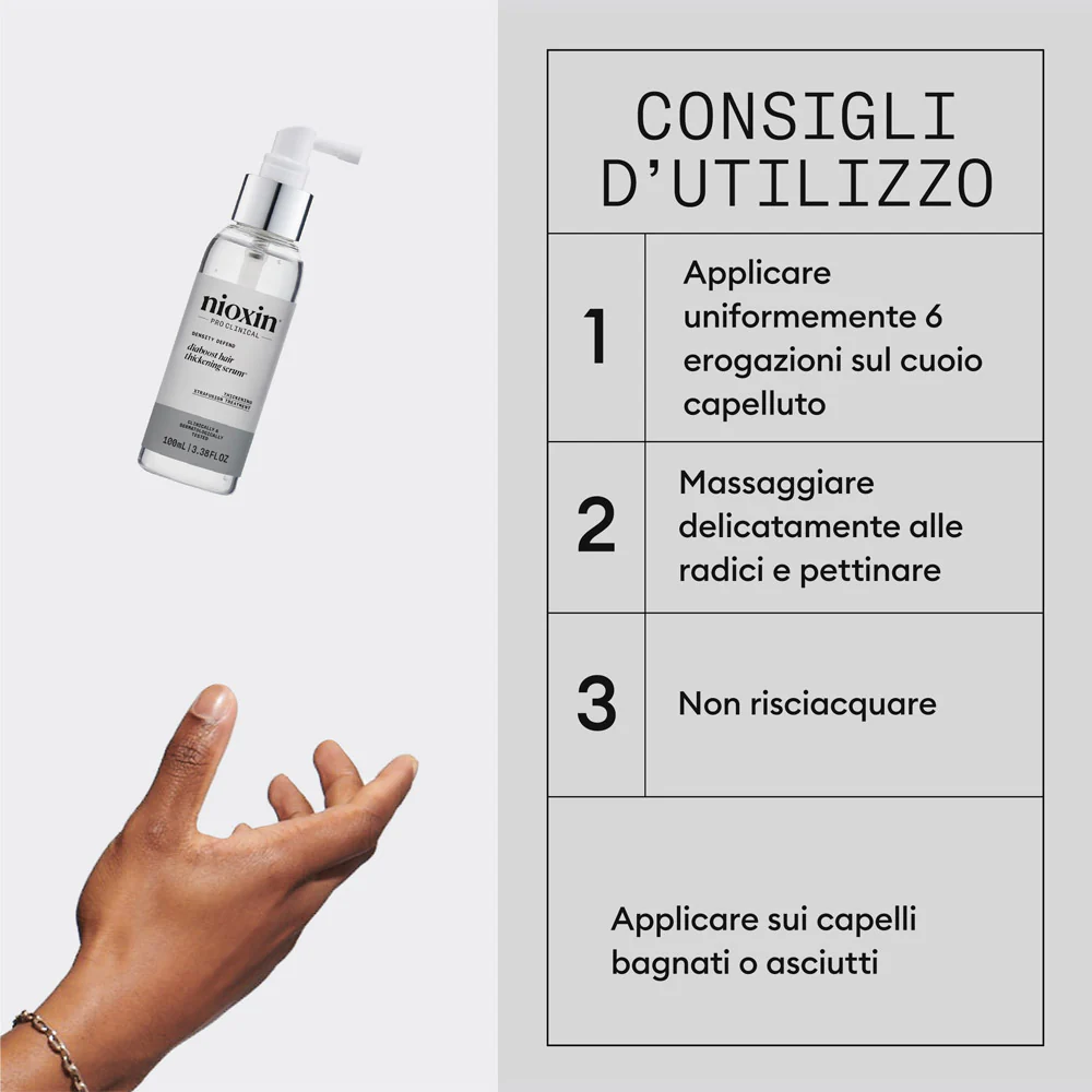 Nioxin Diaboost Serum 100ml - siero fortificante capelli assottigliati - Image 5