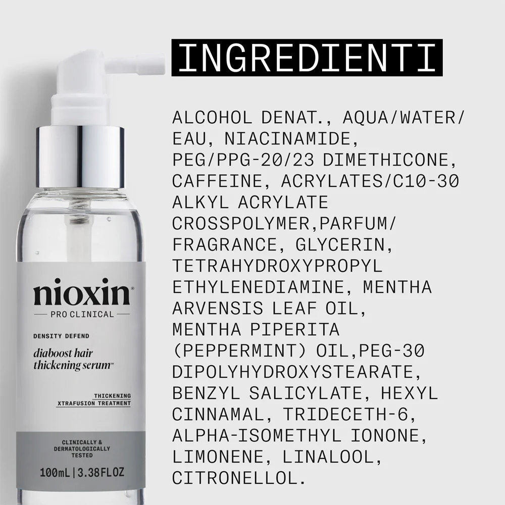 Nioxin Diaboost Serum 100ml - siero fortificante capelli assottigliati - Image 7