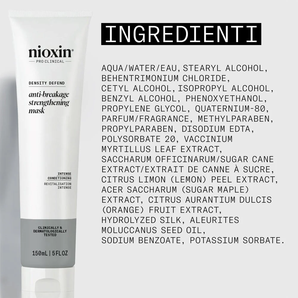 Nioxin Density Defend Anti-Breakage Mask 150ml - maschera rinforzante - Image 7