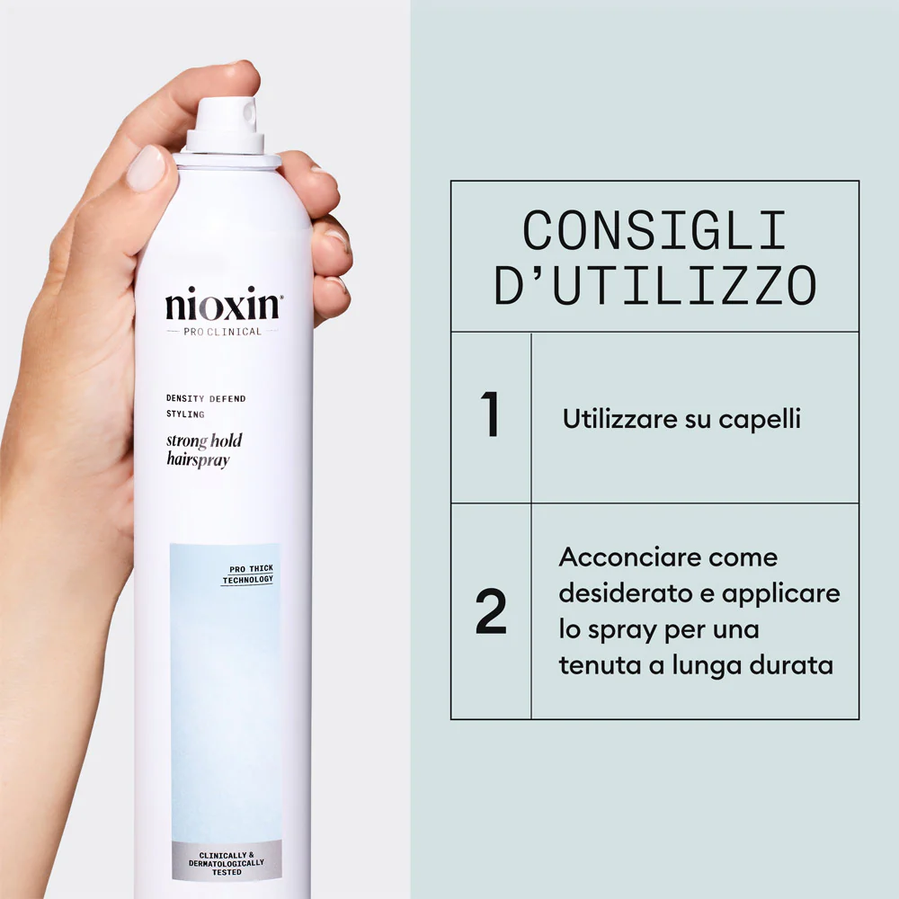 Nioxin Strong Hold Spray 300ml - lacca tenuta forte - Image 5