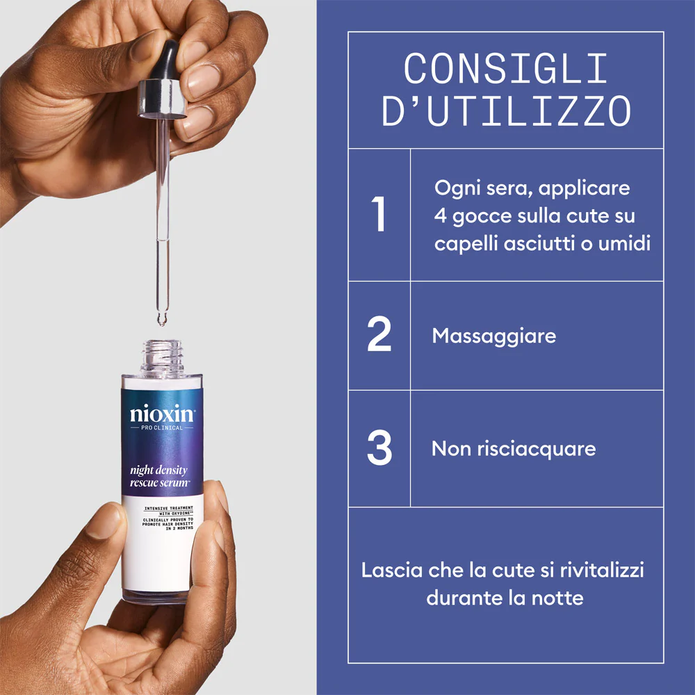 Nioxin Night Density Rescue Serum 70ml - siero densificante - Image 5