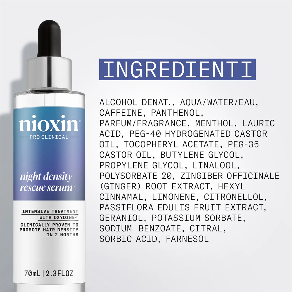 Nioxin Night Density Rescue Serum 70ml - siero densificante - Image 7