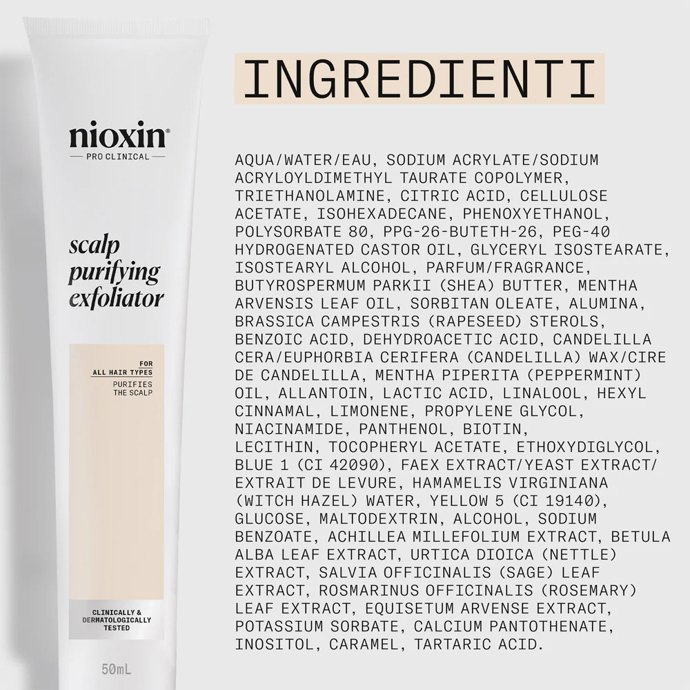 Nioxin Scalp Purifying Exfoliator 50ml - trattamento esfoliante - Image 7