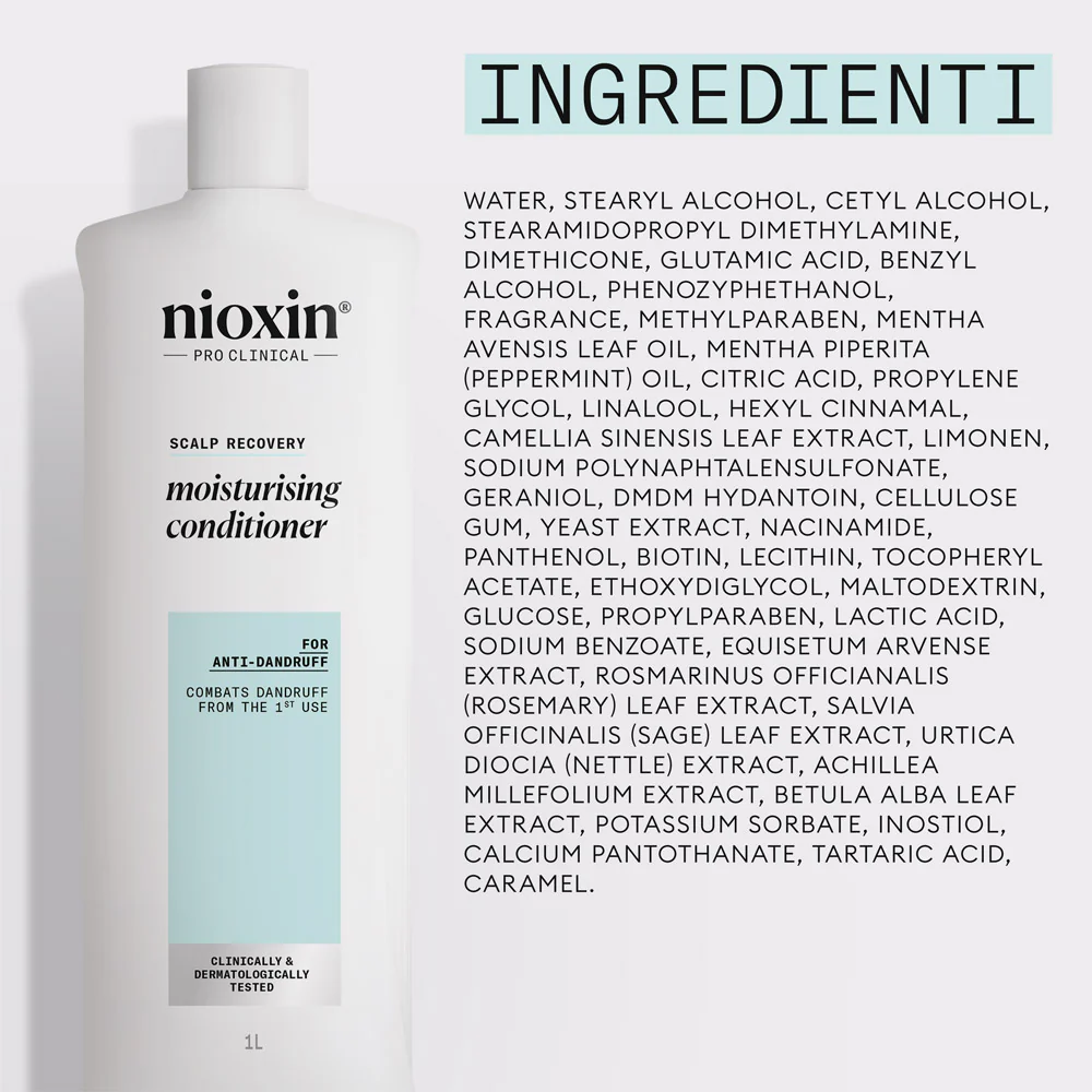 Nioxin Scalp Recovery Moisturising Conditioner 1000ml - balsamo purificante riequilibrante - Image 7