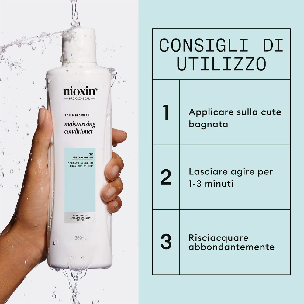 Nioxin Scalp Recovery Moisturising Conditioner 200ml - balsamo purificante riequilibrante - Image 5
