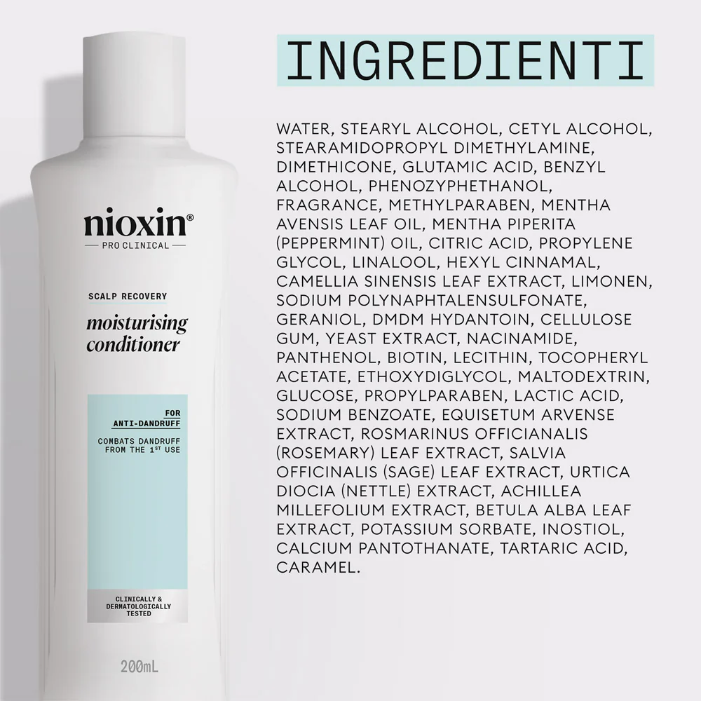 Nioxin Scalp Recovery Moisturising Conditioner 200ml - balsamo purificante riequilibrante - Image 7