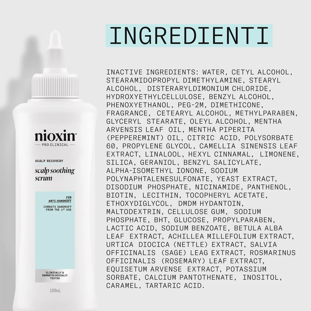 Nioxin Scalp Recovery Soothing Serum 100ml - siero idratante antiforfora - Image 7