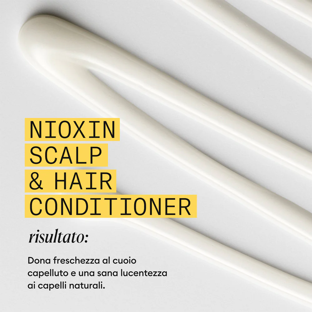 Nioxin Sistema 1 Scalp + Hair Conditioner 300ml - balsamo anti assottigliamento lieve - Image 8