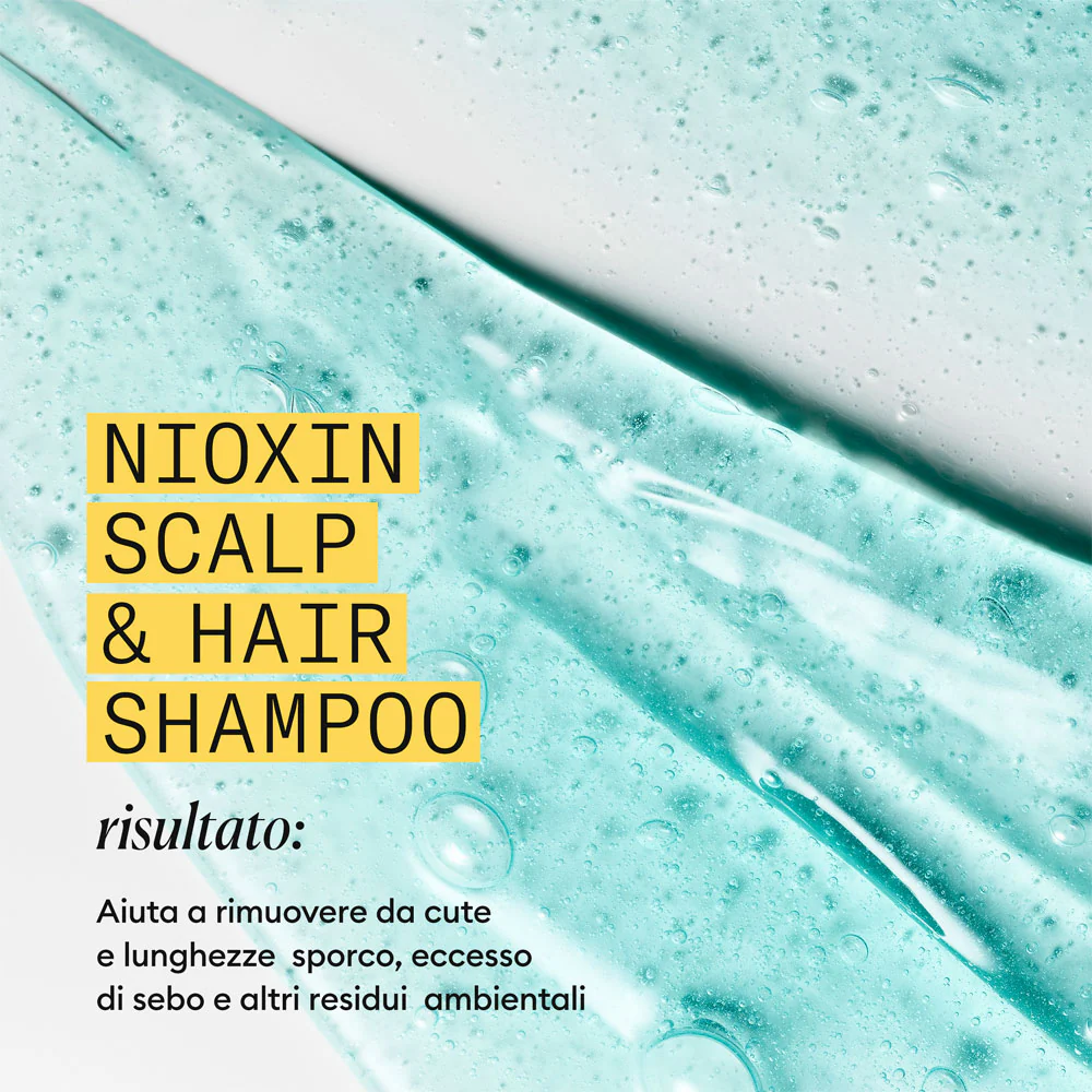 Nioxin Sistema 1 Scalp + Hair Shampoo 300ml  - shampoo anti assottigliamento lieve - Image 8