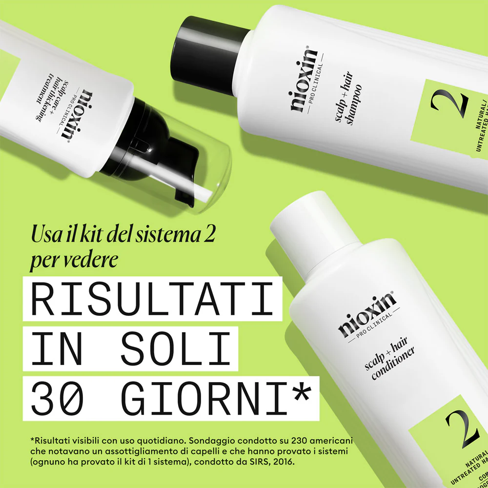 Nioxin Sistema 2 Kit Trifasico 150ml - kit anti assottigliamento avanzato - Image 3