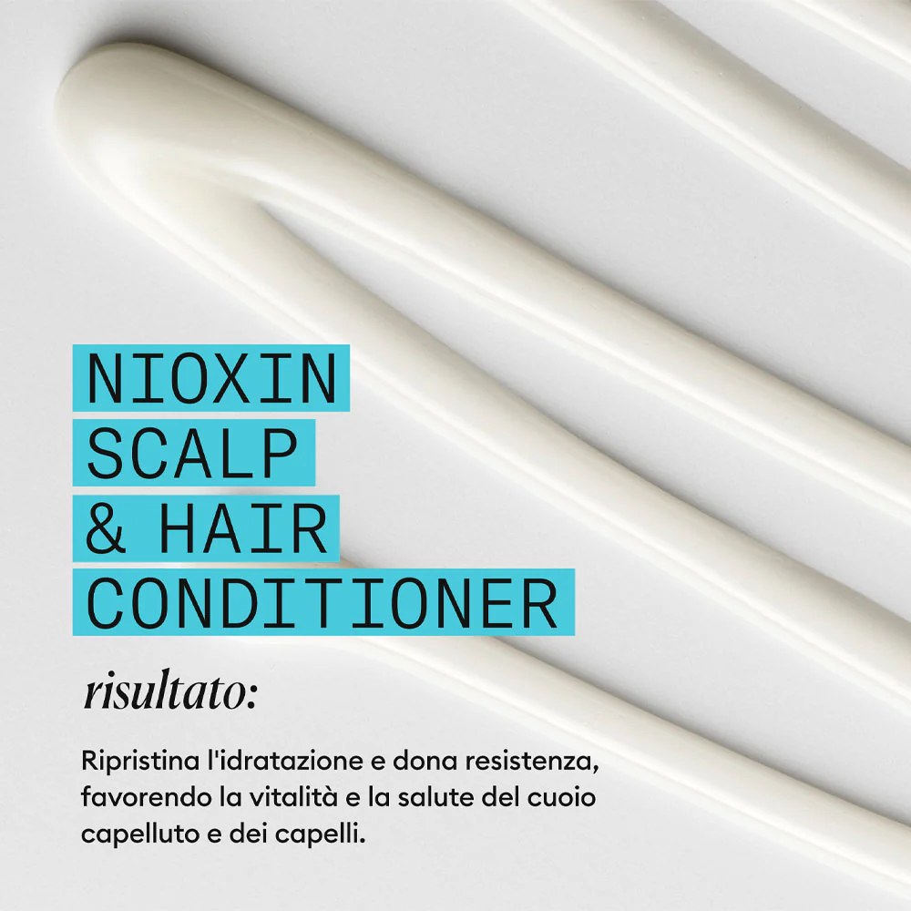 Nioxin Sistema 3 Scalp + Hair Conditioner 300ml - balsamo anti assottigliamento lieve - Image 4
