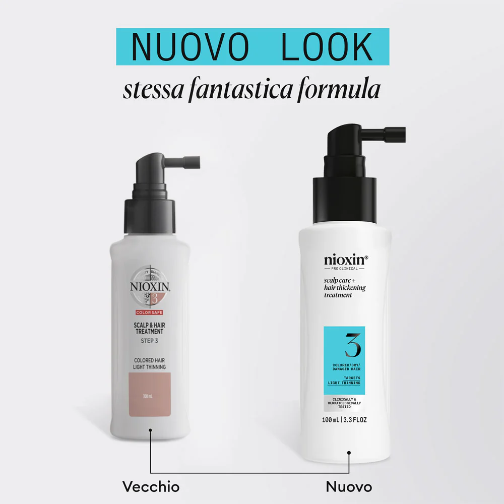 Nioxin Sistema 3 Scalp + Hair Thickening Serum 100ml - siero anti assottigliamento lieve - Image 6