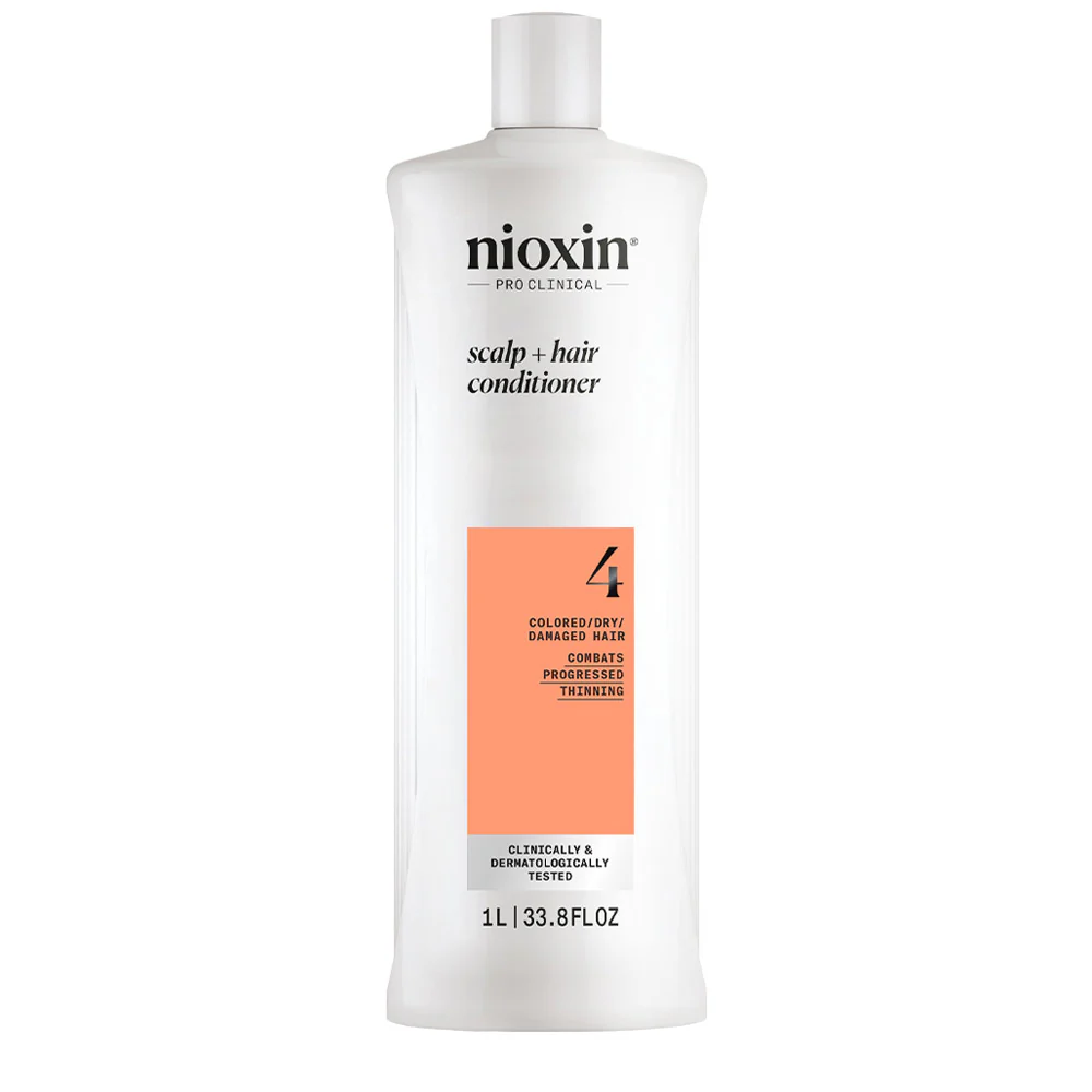 Nioxin Sistema 4 Scalp + Hair Conditioner 1000ml - balsamo anti assottigliamento avanzato