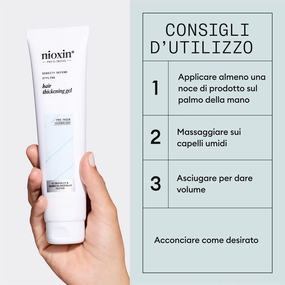 Nioxin Hair Thickening Gel 140ml - gel volumizzante - Image 5