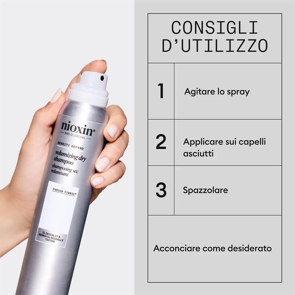 Nioxin Volumising Dry Shampoo 180ml - shampoo secco volumizzante - Image 5