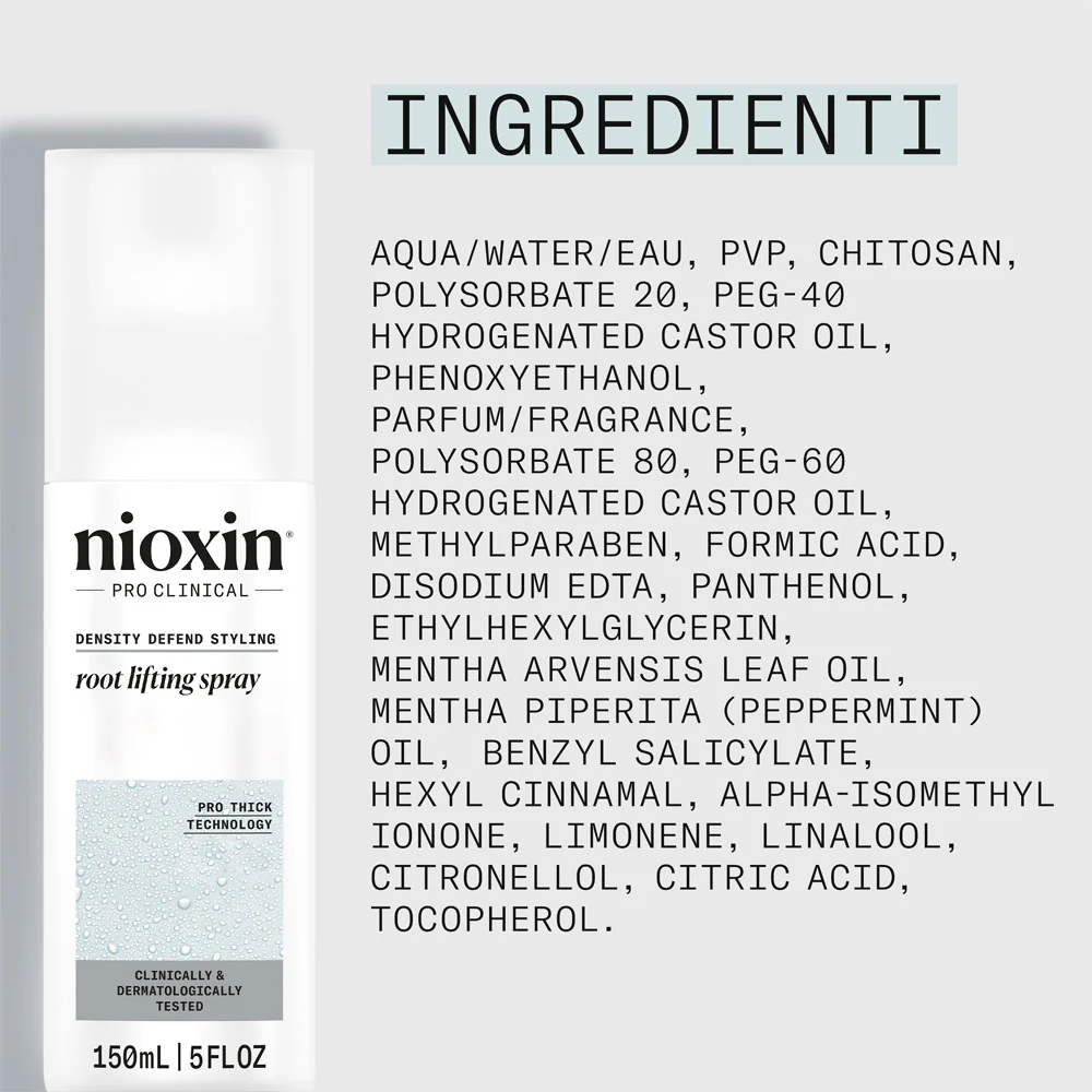 Nioxin Root Lifting Hair Spray 150ml - spray fortificante e volumizzante - Image 7