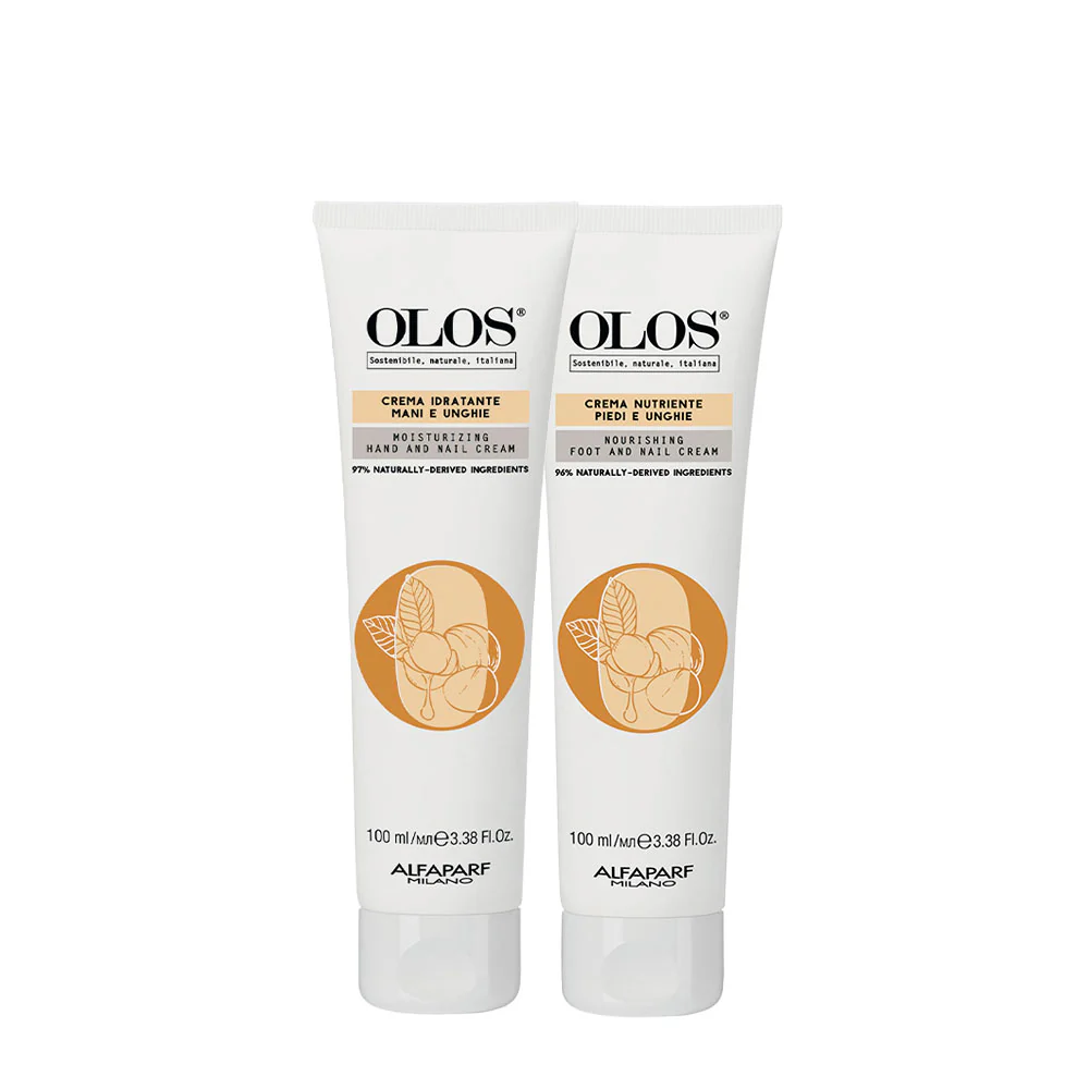 Olos Mondo Nutriente Crema Idratante Mani e Unghie 100ml Crema Idratante Piedi e Unghie 100ml