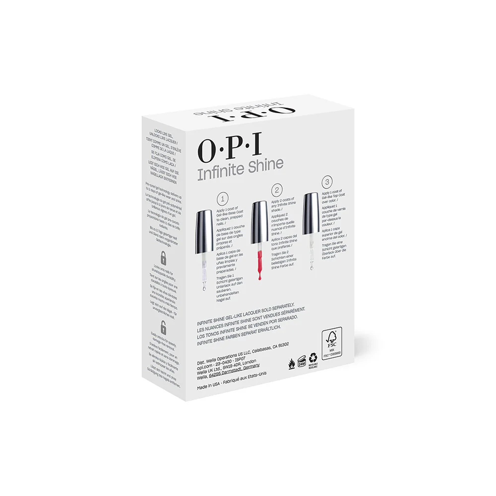 OPI Infinite Shine Coffret Base 15ml + Top Coat 15ml  - cofanetto - Image 5