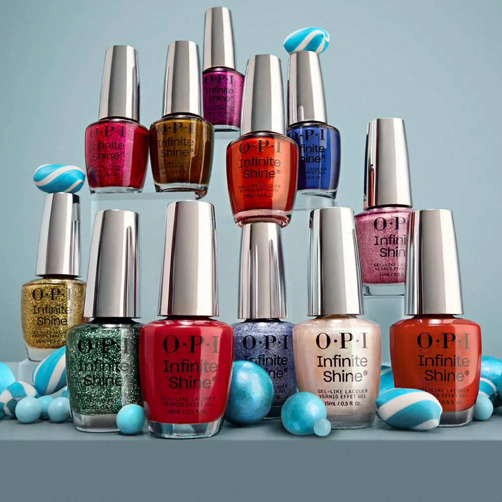 OPI Infinite Shine Holiday 25 Good Enough To Treat Have a Brittle Fun 15ml - smalto a lunga durata - Image 4