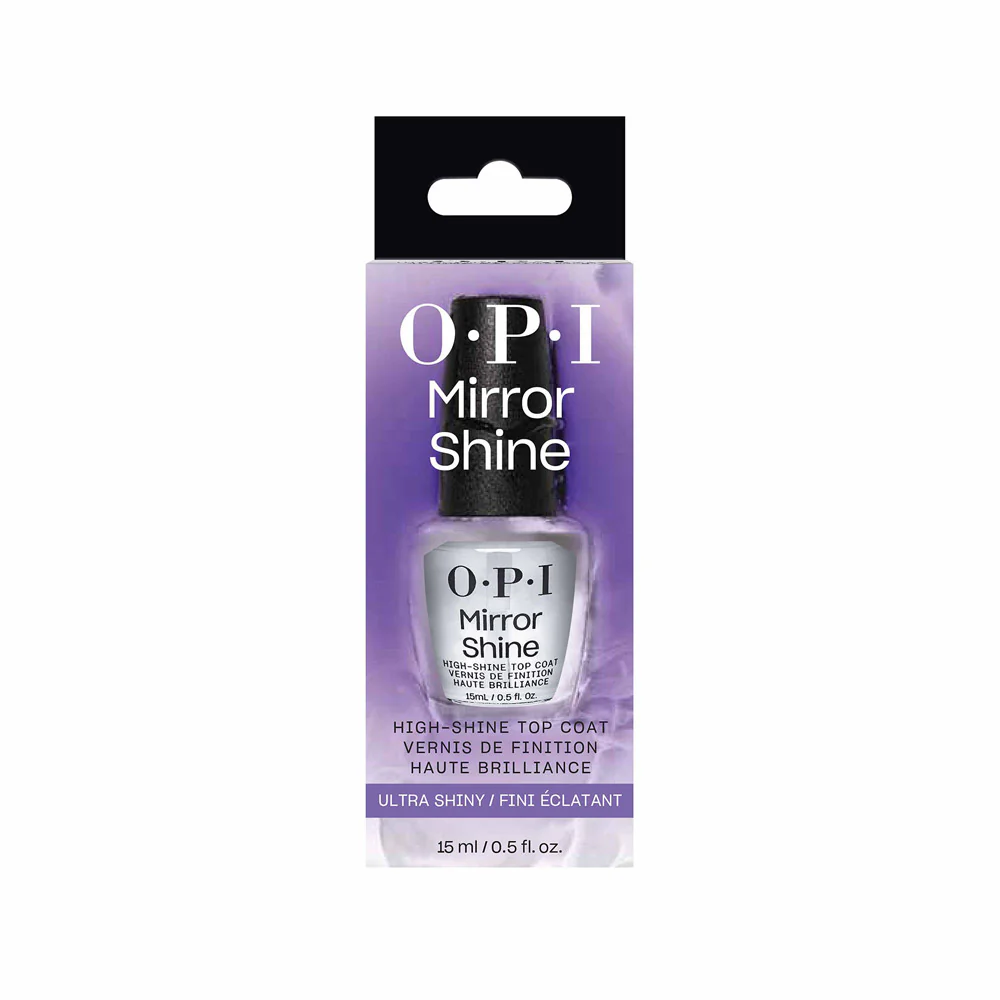 OPI Mirror Shine High- Shine Top Coat  Nail Lacquer  15ml - top coat ultra brillante - Image 2