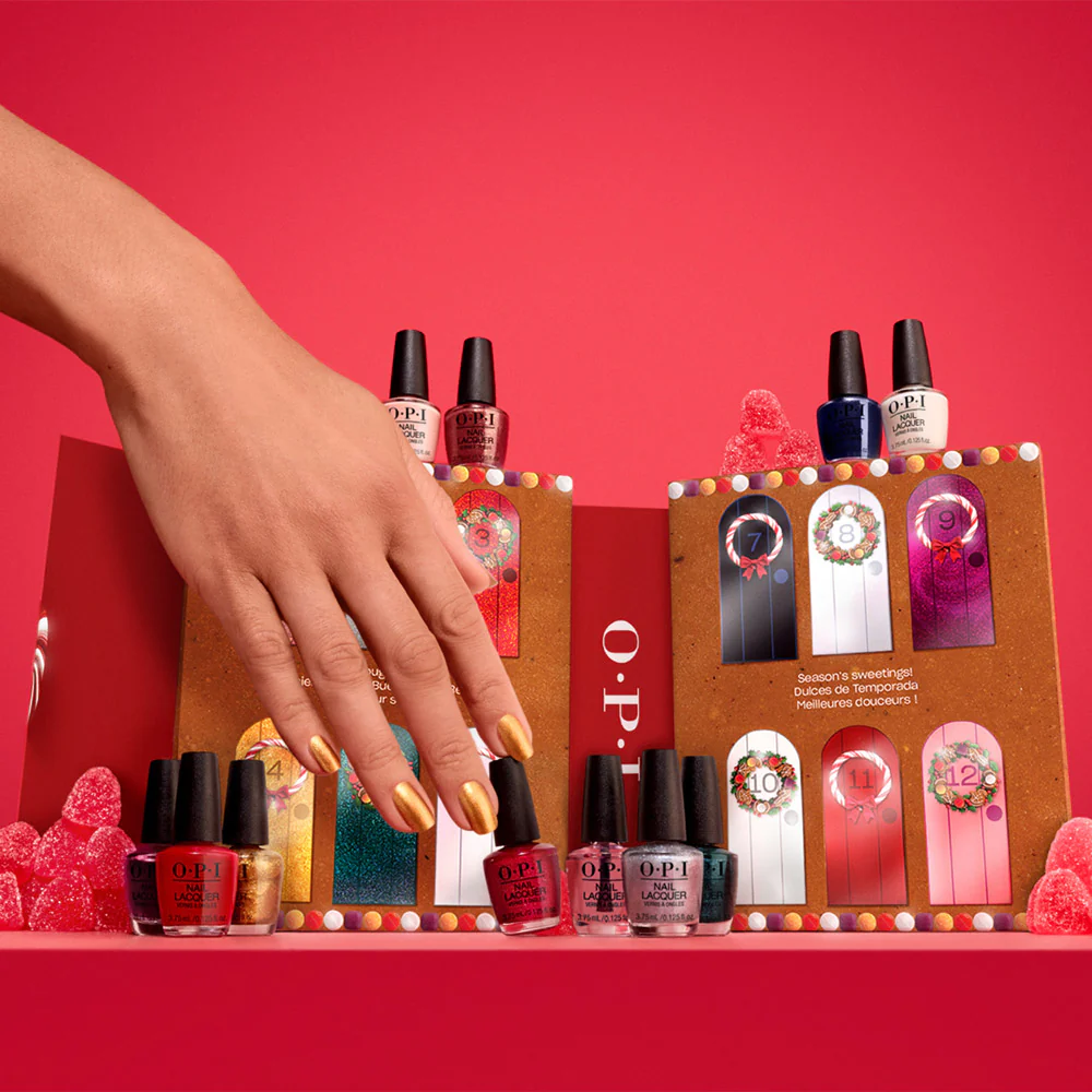 OPI Nail Lacquer Holiday 25 Good Enough To Treat 12x3.75ml - mini calendario dell'avvento - Image 3