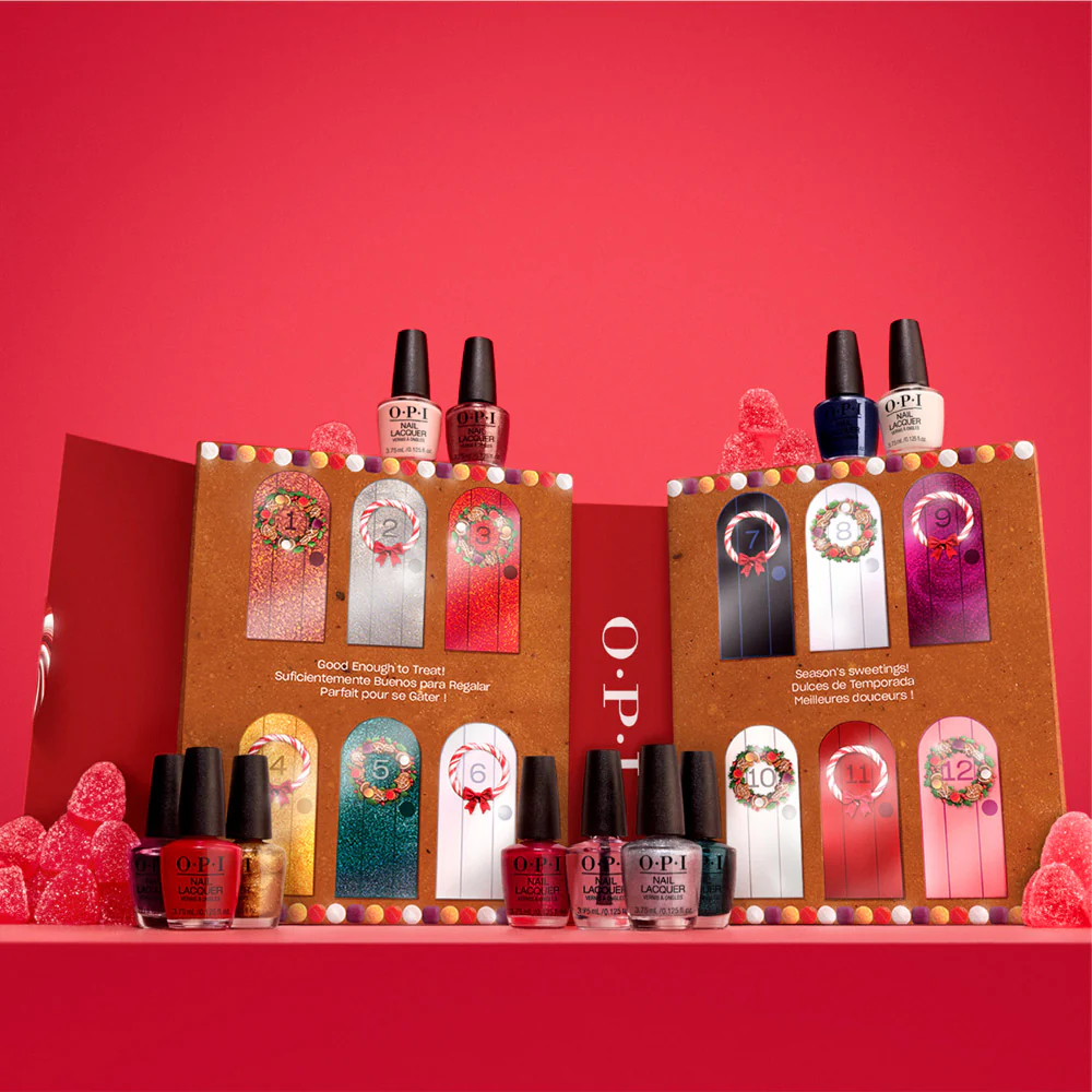OPI Nail Lacquer Holiday 25 Good Enough To Treat 12x3.75ml - mini calendario dell'avvento - Image 4