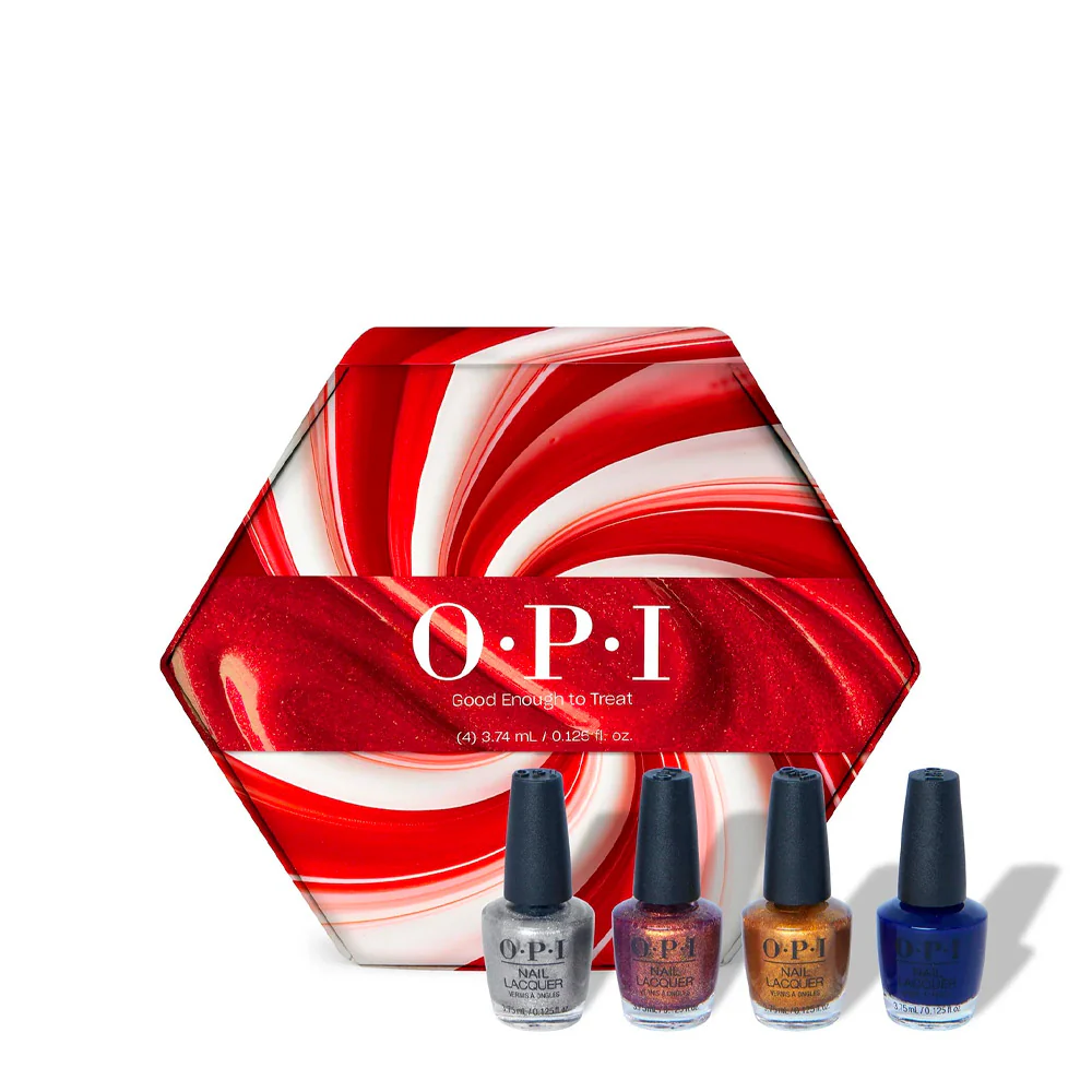 OPI Nail Lacquer Holiday 25 Good Enough To Treat 4x12.75ml - cofanetto smalti - Image 2