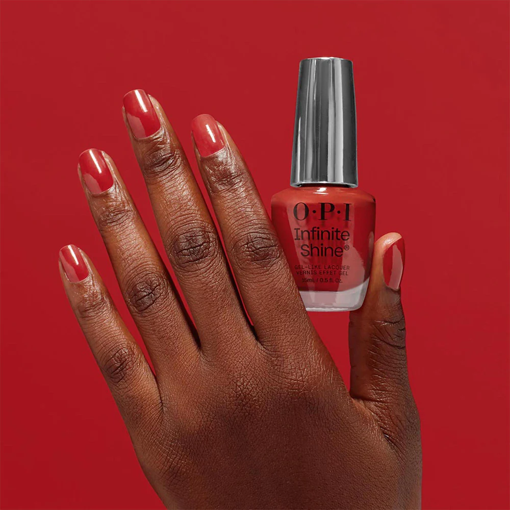 OPI  Infinite Shine ISLN25 Big Apple Red 15ml - smalto a lunga durata - Image 3