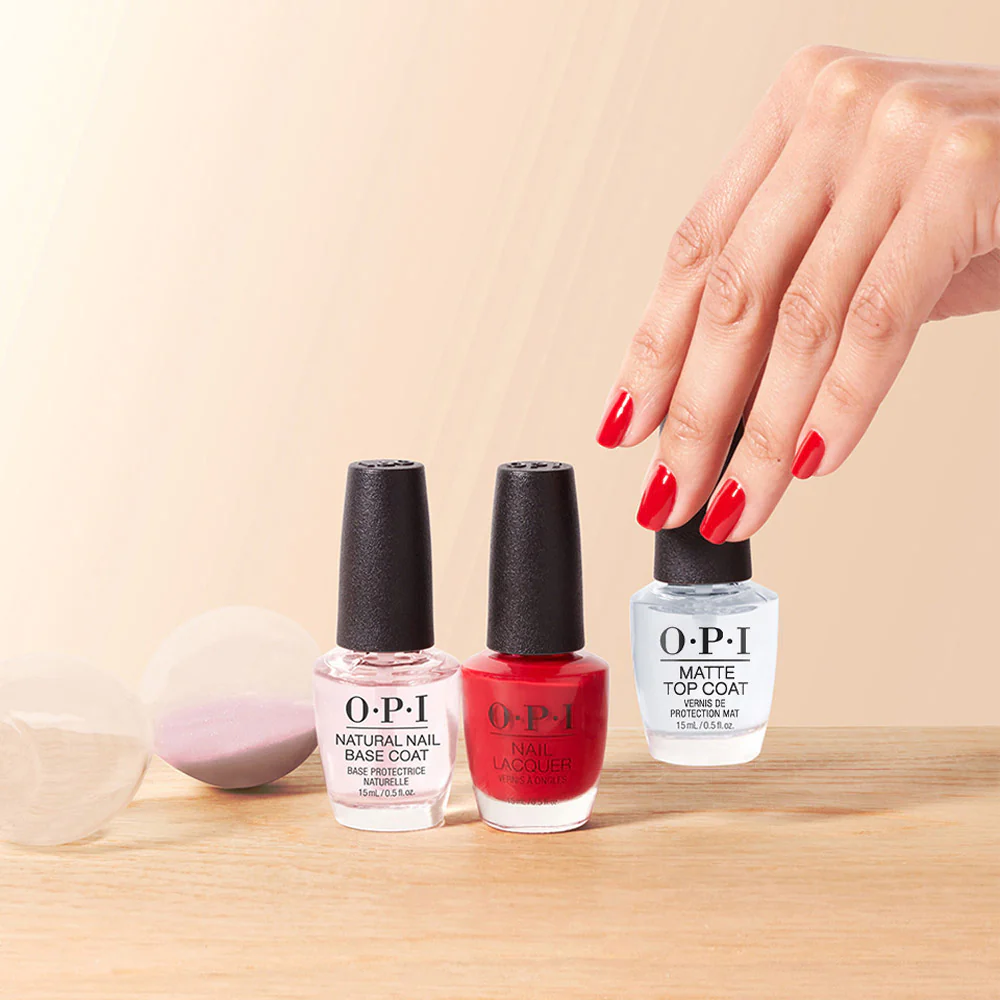 OPI Nail Lacquer Infinite Shine NTT35 Matte Top Coat 15ml - smalto protettivo trasparente opaco - Image 2