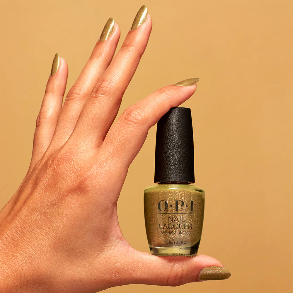 OPI Nail Lacquer Terribly Nice HRQ02 Five Golden Flings 15ml - smalto per unghie - Image 3
