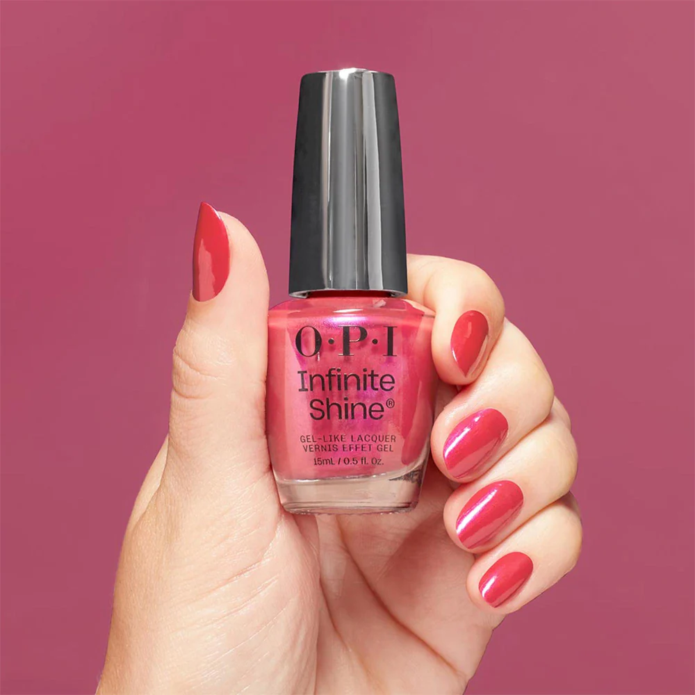 OPI Nail Laquer Infinite Shine ISLM23 Strawberry Margarita 15ml - smalto a lunga durata - Image 3