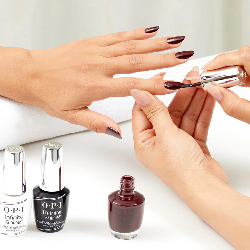 OPI Inifinite Shine ISL14 Raisin Bar 15ml - smalto a lunga durata - Image 4