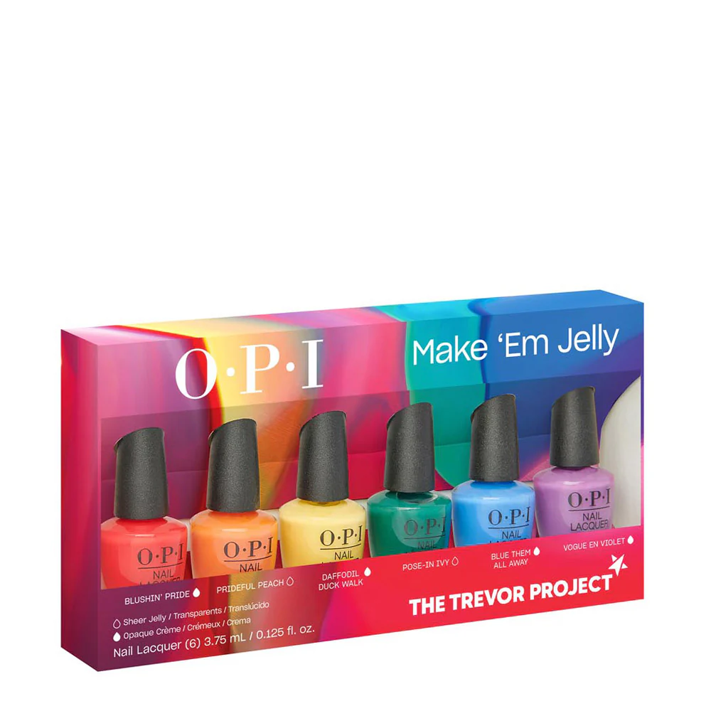 OPI Nail Laquer Make 'Em Jelly Summer 2025 Set Mini Pack 6x3.75ml - cofanetto smalti - Image 2