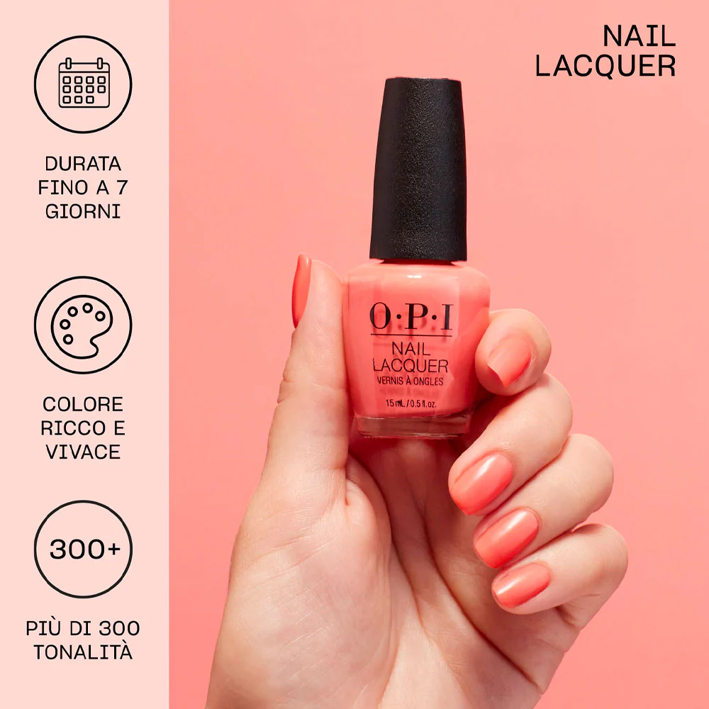 OPI Nail Laquer Spring 26 The New OPIcons Bathtime Bubbly 15ml - smalto rosa - Image 5