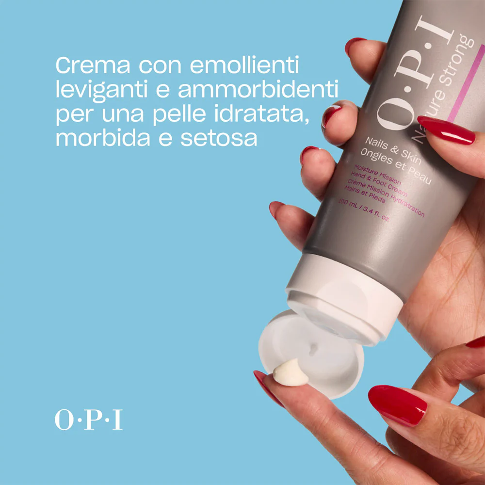 OPI Nature Strong Skincare Moisture Hand & Foot Cream 100ml - crema idratante mani e piedi - Image 5