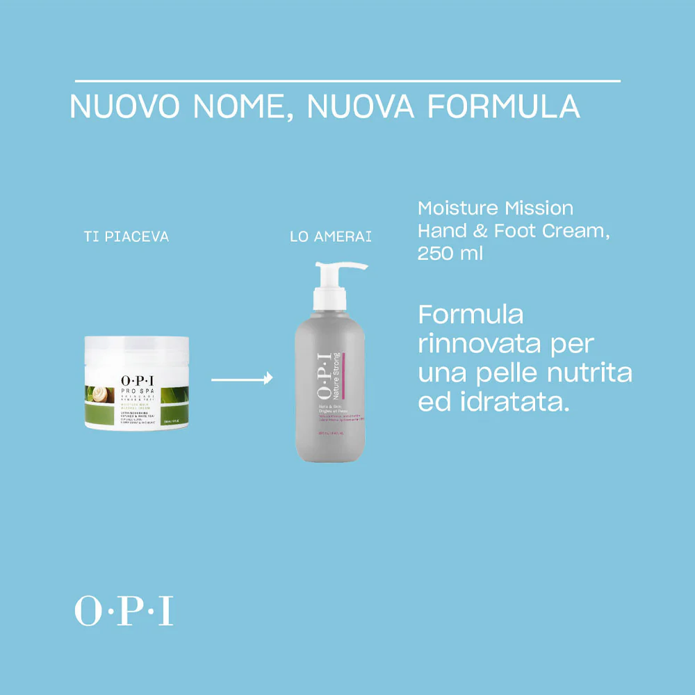 OPI Nature Strong Skincare Moisture Hand & Foot Cream 250ml - crema idratante mani e piedi - Image 6