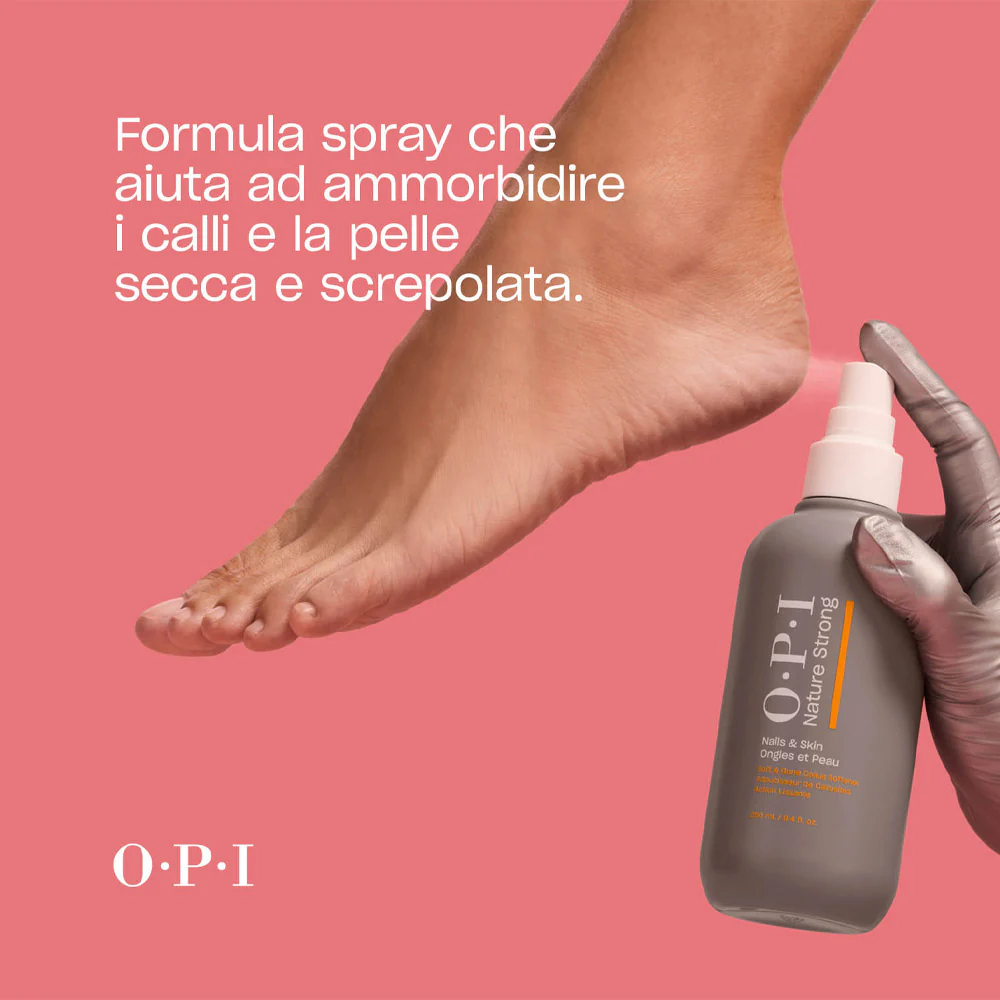 OPI Nature Strong Skincare Soft & Gone Callus Softener 250ml - spray ammorbidente per calli - Image 5