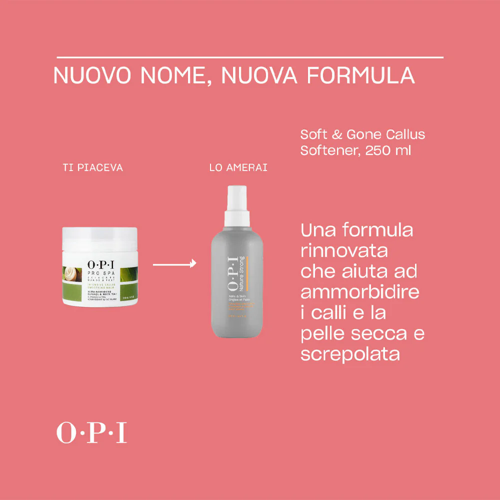 OPI Nature Strong Skincare Soft & Gone Callus Softener 250ml - spray ammorbidente per calli - Image 6