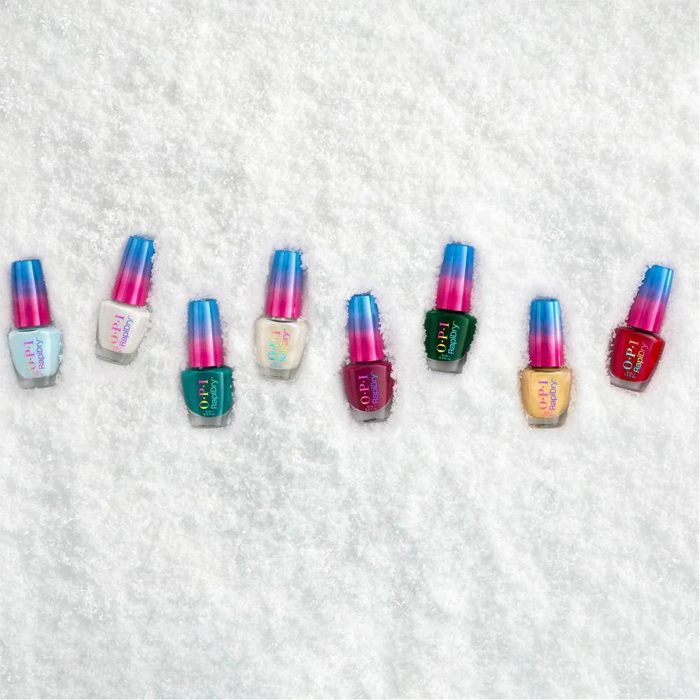 OPI Rapidry Red-y in Snow Time 9ml - smalto asciugatura rapida - Image 4