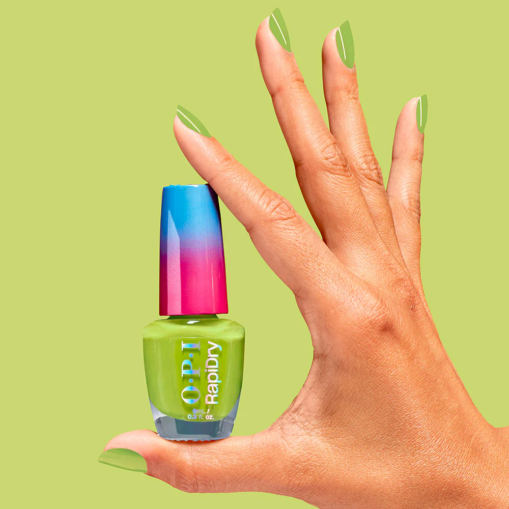 OPI Rapidry Screen-Grab Green 9ml - smalto asciugatura rapida - Image 2