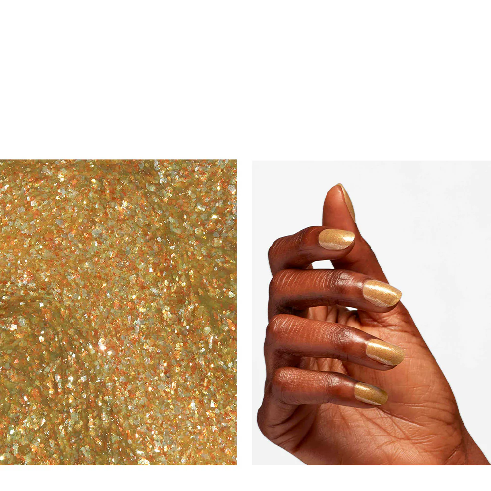 OPI Terribly Nice Holiday Infinite Shine HRQ16 Five Golden Flings 15ml - smalto a lunga durata - Image 2