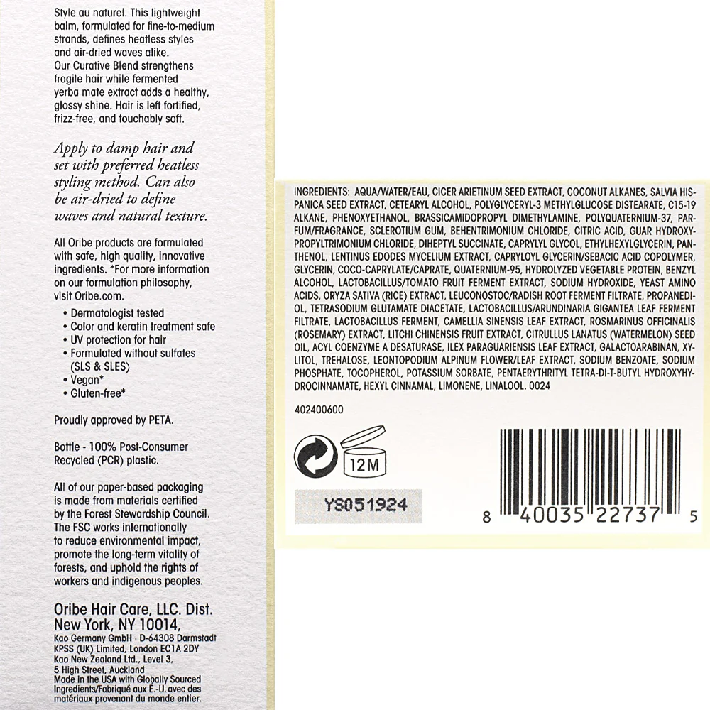 Oribe Hair Alchemy Heatless Styling Balm 150ml - balsamo modellante senza calore - Image 3