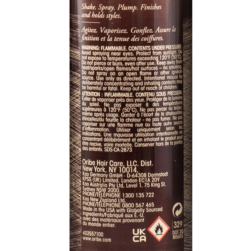 Oribe Styling Thick Dry Finishing Spray 250ml - spray densificante - Image 3
