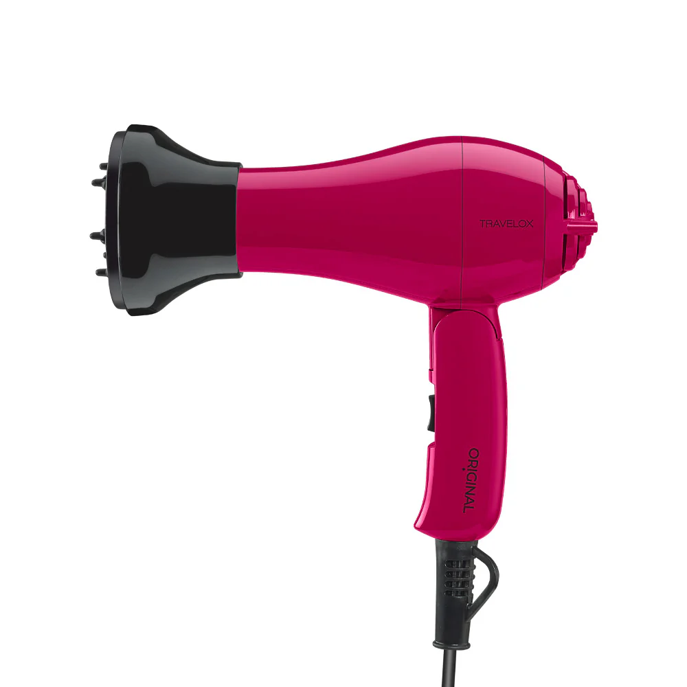 Original Best Buy Mini Foldable Hairdryer Travelox Hibiscus Pink - asciugacapelli - Image 3